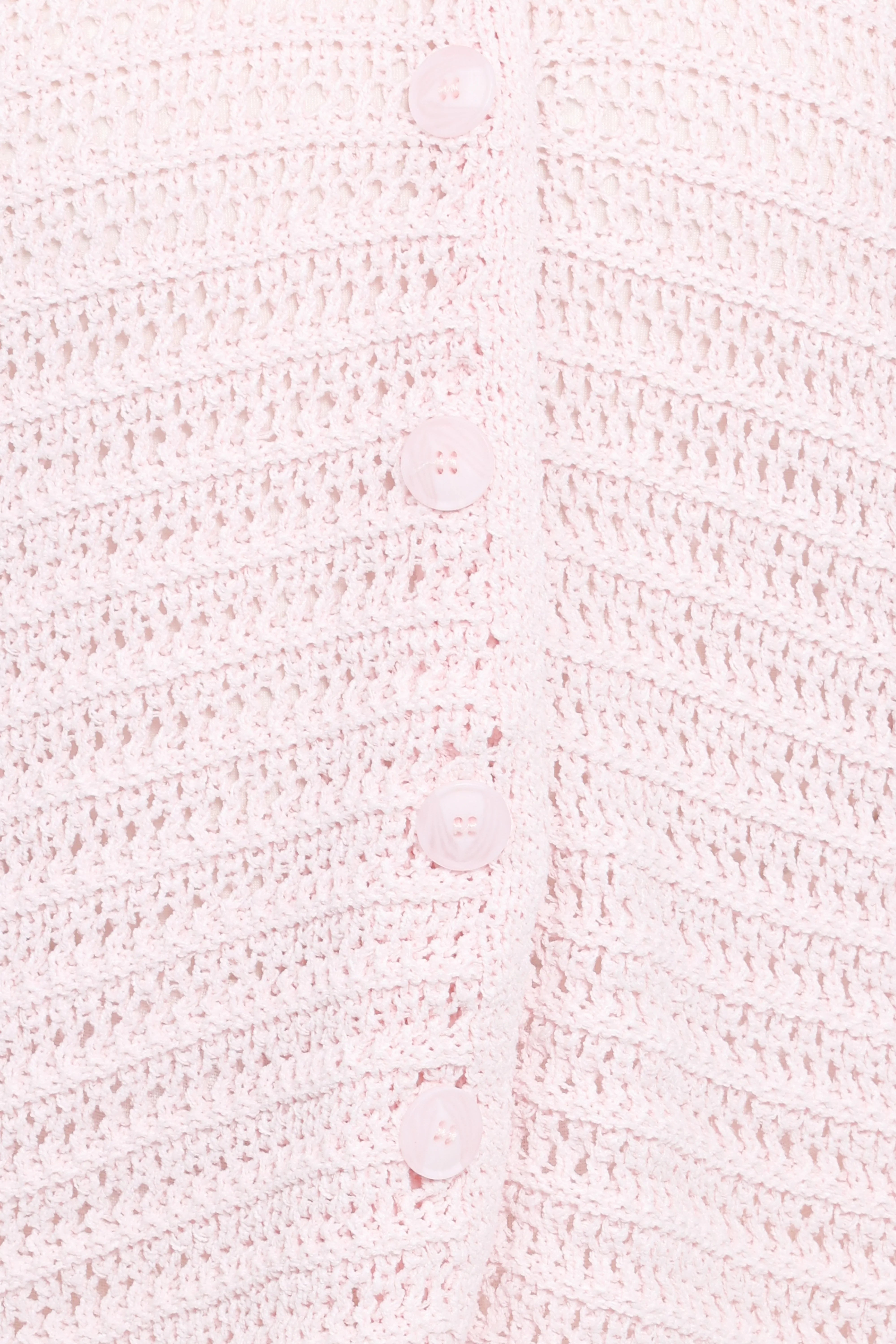 Lyra Large Collar Cardigan Pale Pink