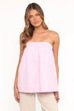 Cadhla Strapless Top Pink