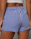 Rori Seersucker Checkered Shorts