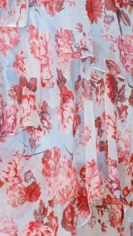 Soho Maxi Dress Pink Floral