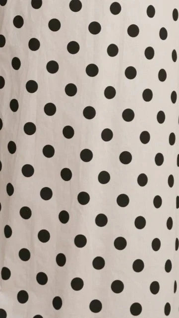 Felicity Maxi Dress White Black Spot