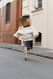 Cheryl Fringe Cardigan Sweater Ivory