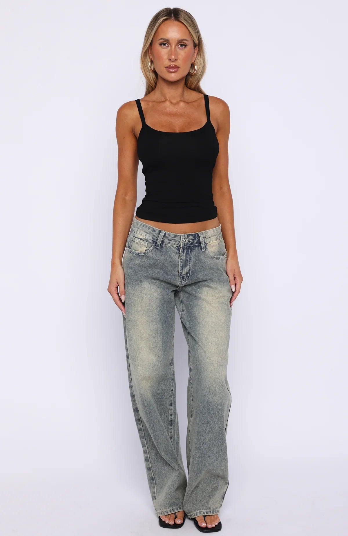 Get Even Tank Top Black
