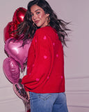 Normah Embroidered Heart Sweater