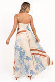Elanor Maxi Dress Pale Blue Print