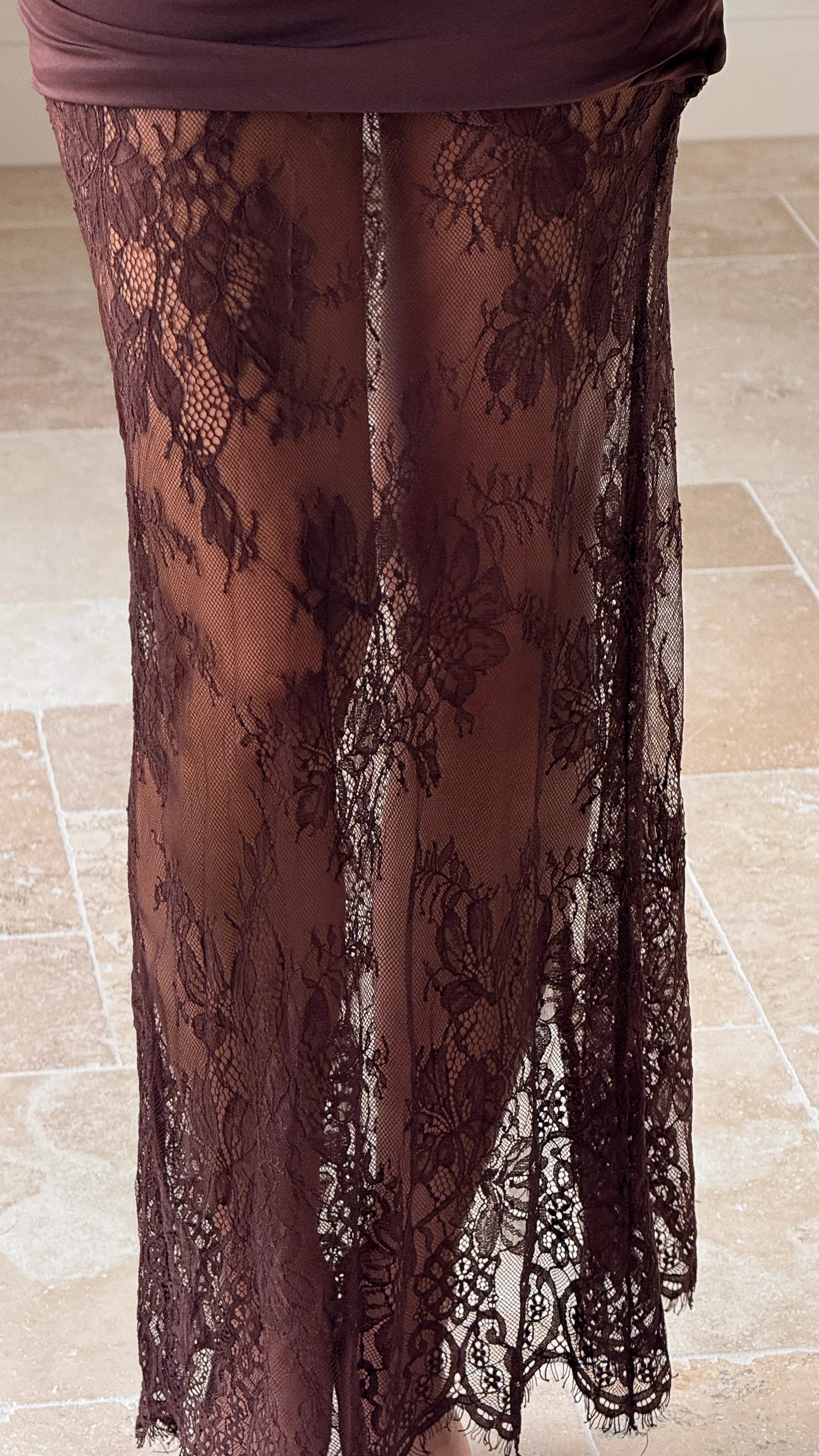 Estella Maxi Dress Chocolate