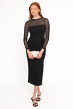 Famille Midi Dress Black