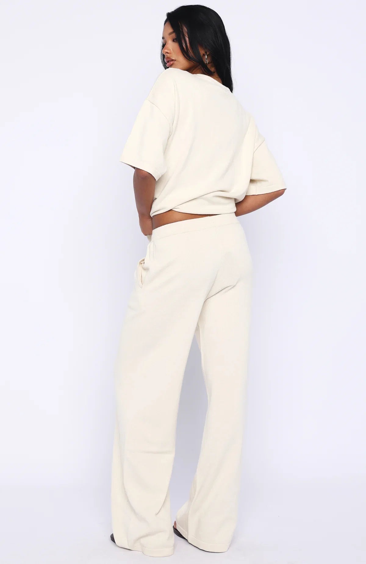 Rare Catch Knit Pants Cream