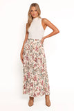 Michael Pleated Midi Skirt Paisley Floral