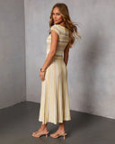 Chanley Striped Midi Dress