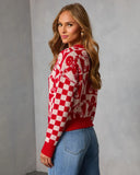 Winter Bakery Intarsia Knit Gingerbread Sweater