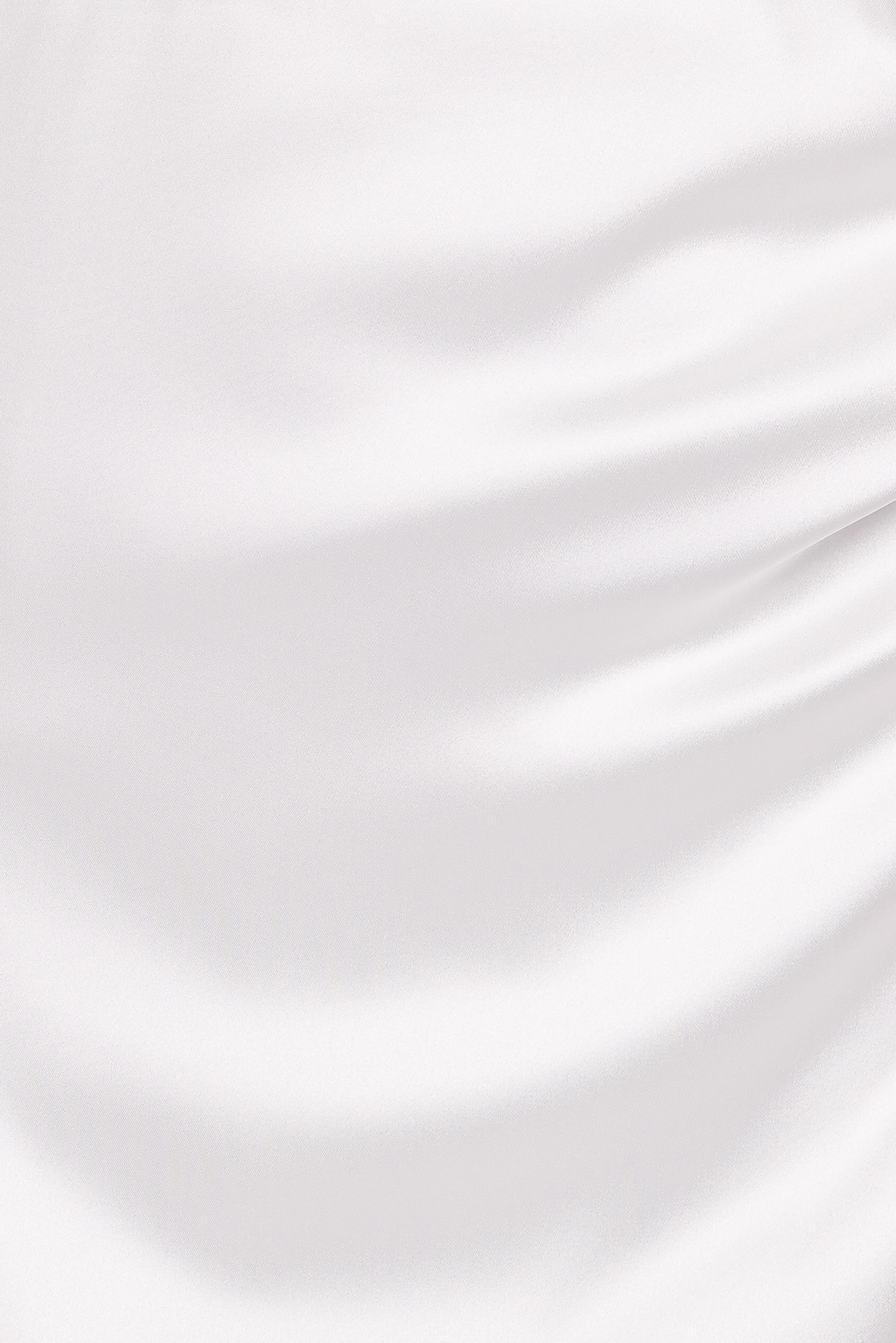 Kara Strapless Maxi Dress White