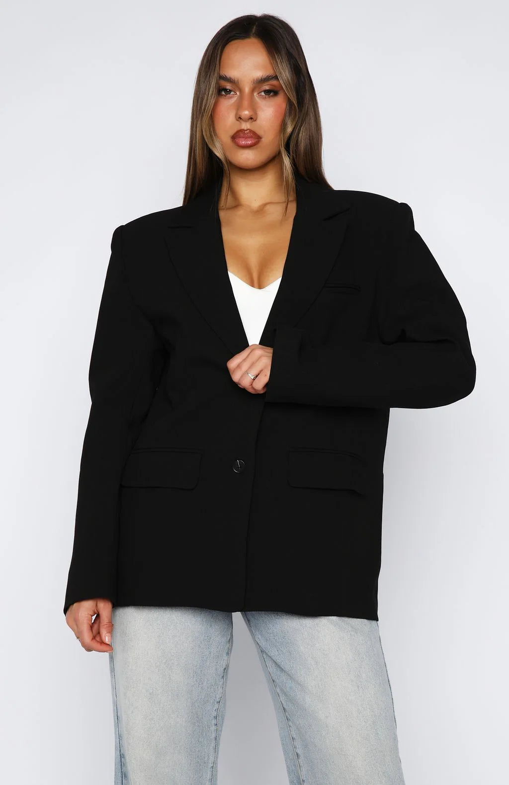 Whats His Is Mine Blazer Black
