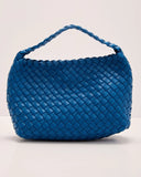 Fiah Textured Woven Vegan Leather Bag