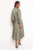 Windsor Long Sleeve Maxi Dress Olive