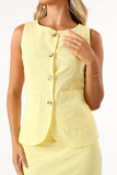 Peter Two Piece Set Butter Yellow