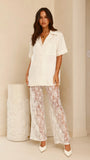 Baxter Pant White Lace