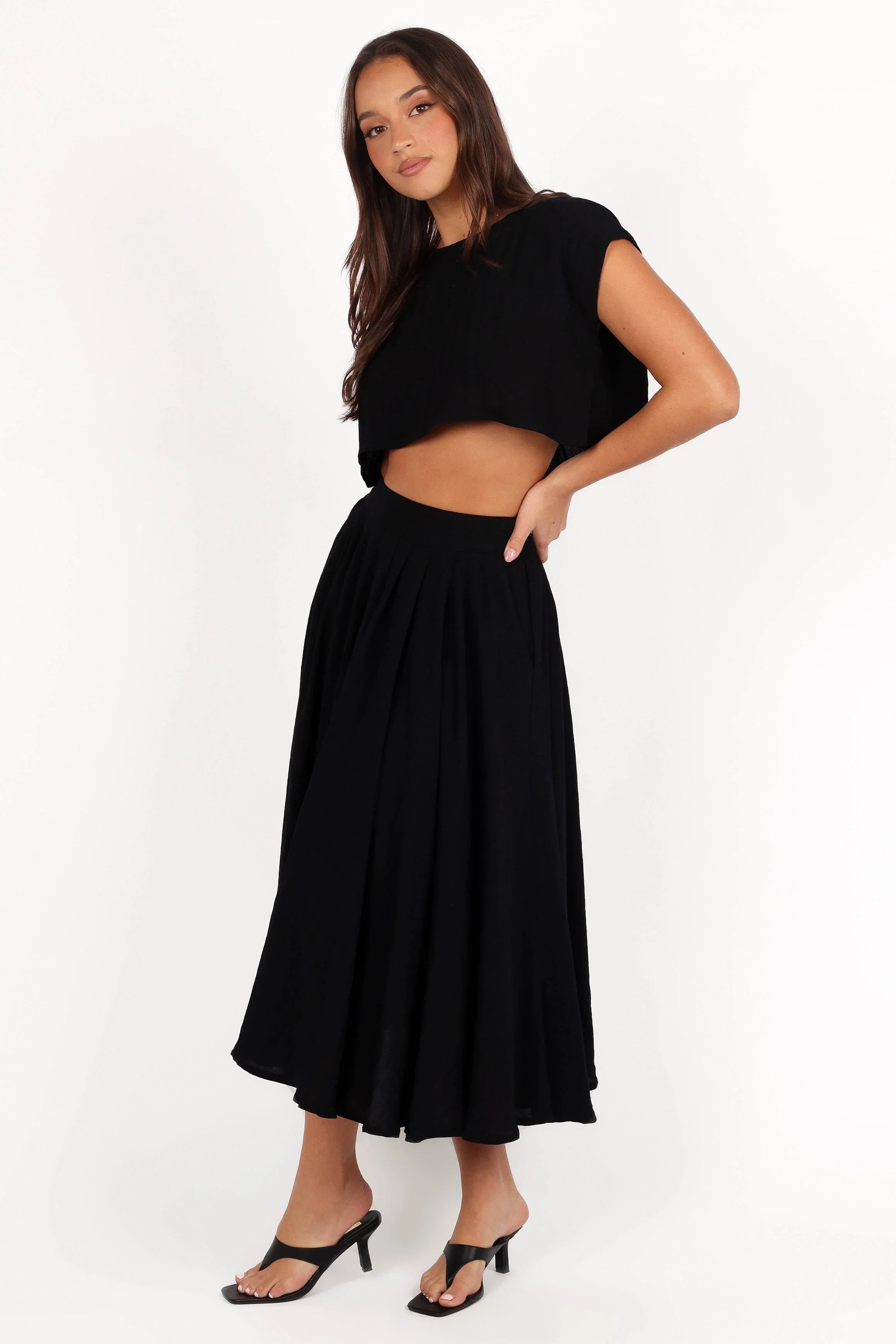 Bessie Two Piece Set Black
