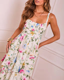 Bloom Belle Tiered Floral Maxi Dress