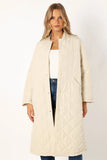 Clea Quilted Jacket Bone