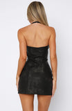 Holdin Me Back Mini Dress Black