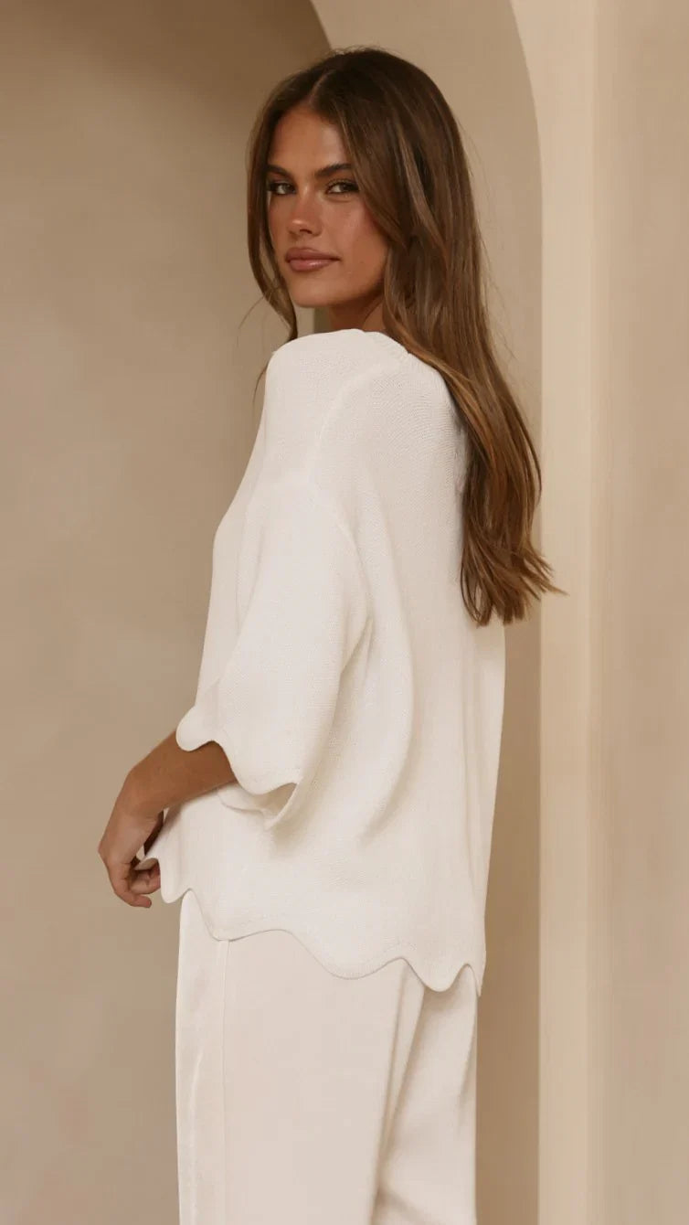 Bronnie Top White