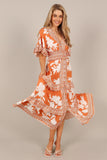 Silvio Maxi Dress Orange