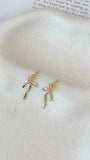 Velika Bow Earrings Gold