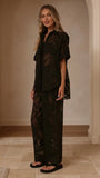 Mollie Lace Shirt Black
