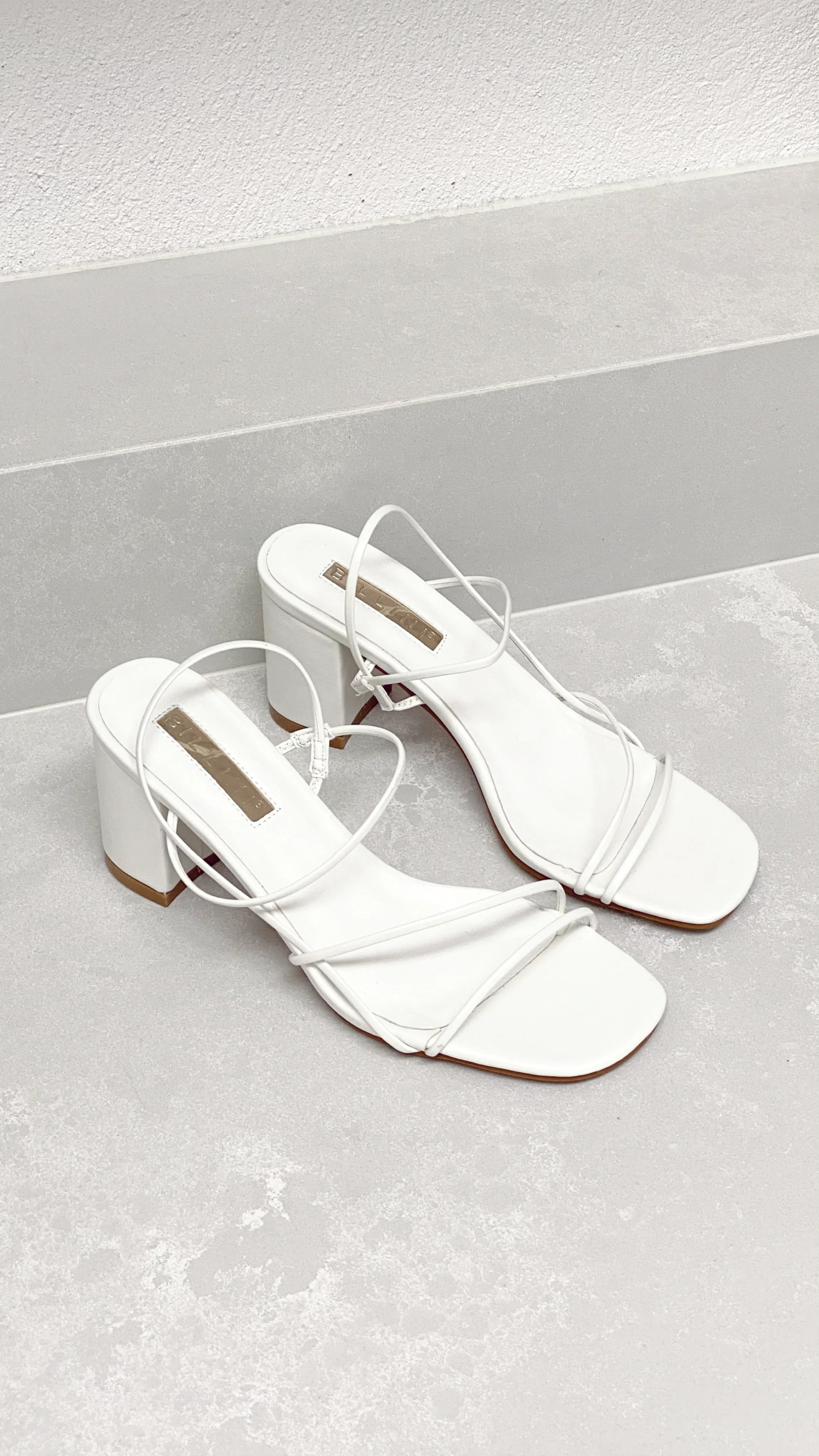 Yachi Heels White