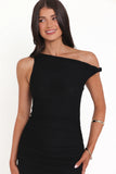 Sandria Off Shoulder Maxi Dress Black