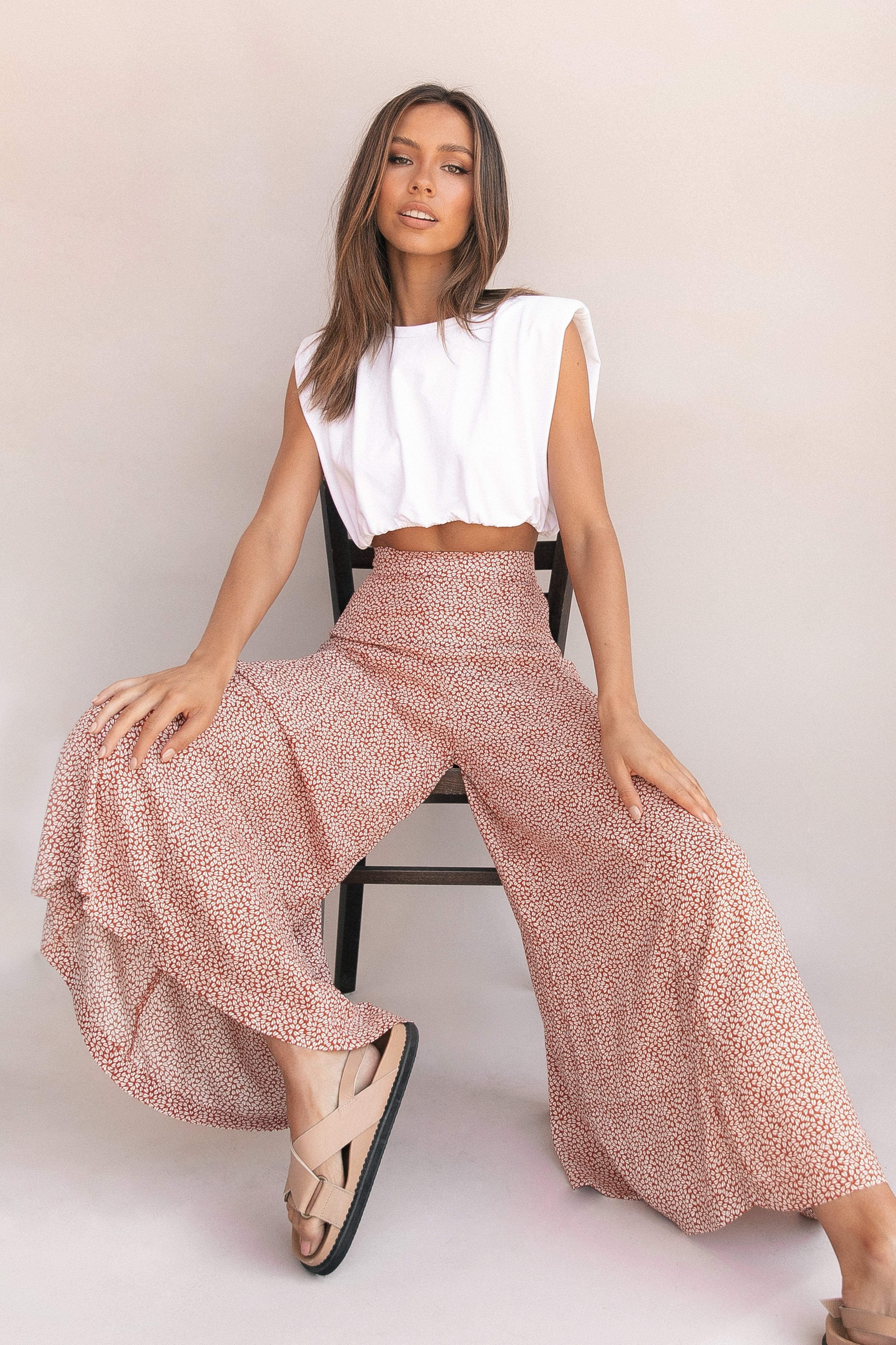 Neveah Pant Rust