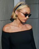 Dorthey Houndstooth Headband