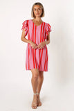 Amara Mini Dress Pink Stripe