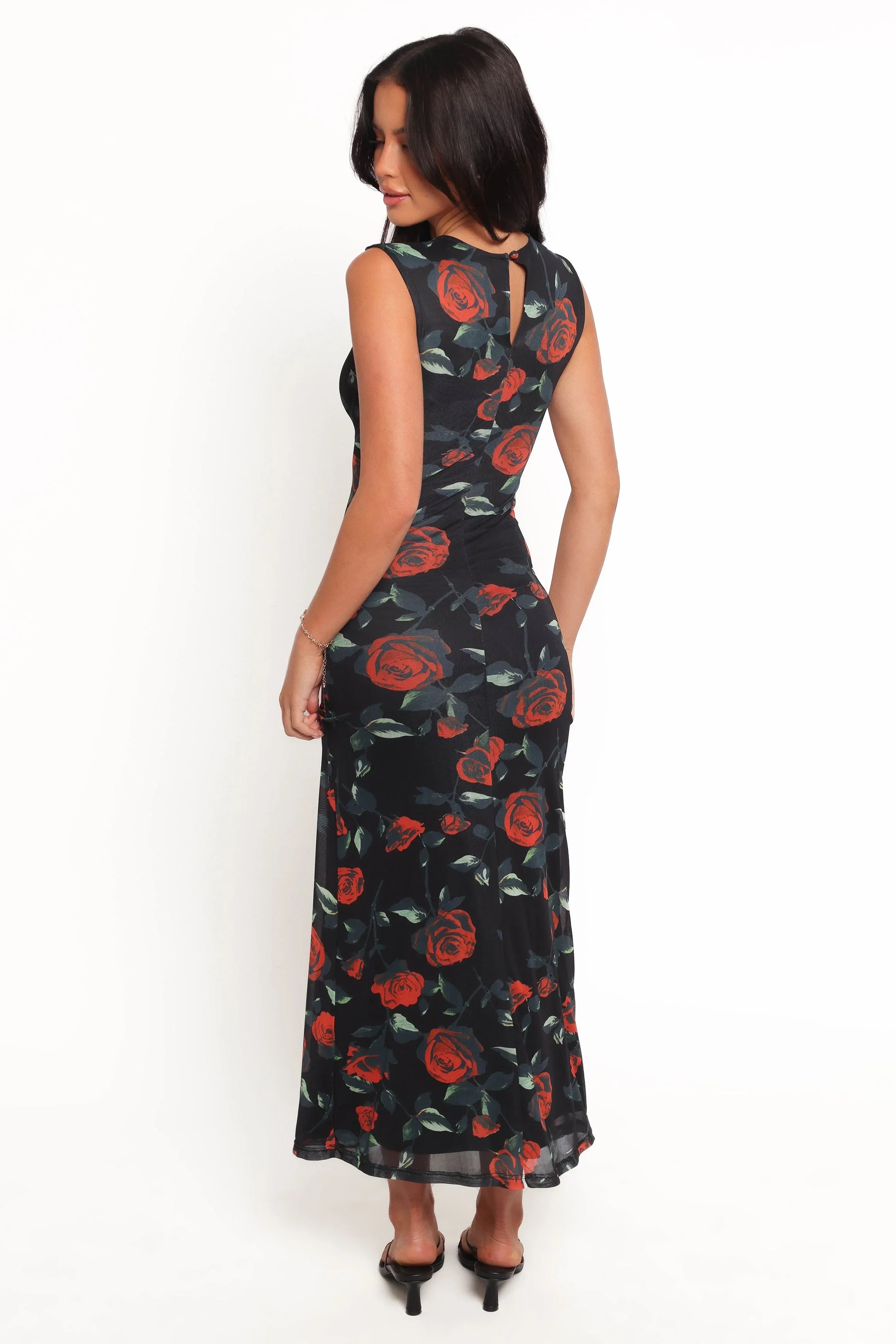 Drea Maxi Dress Rose Print