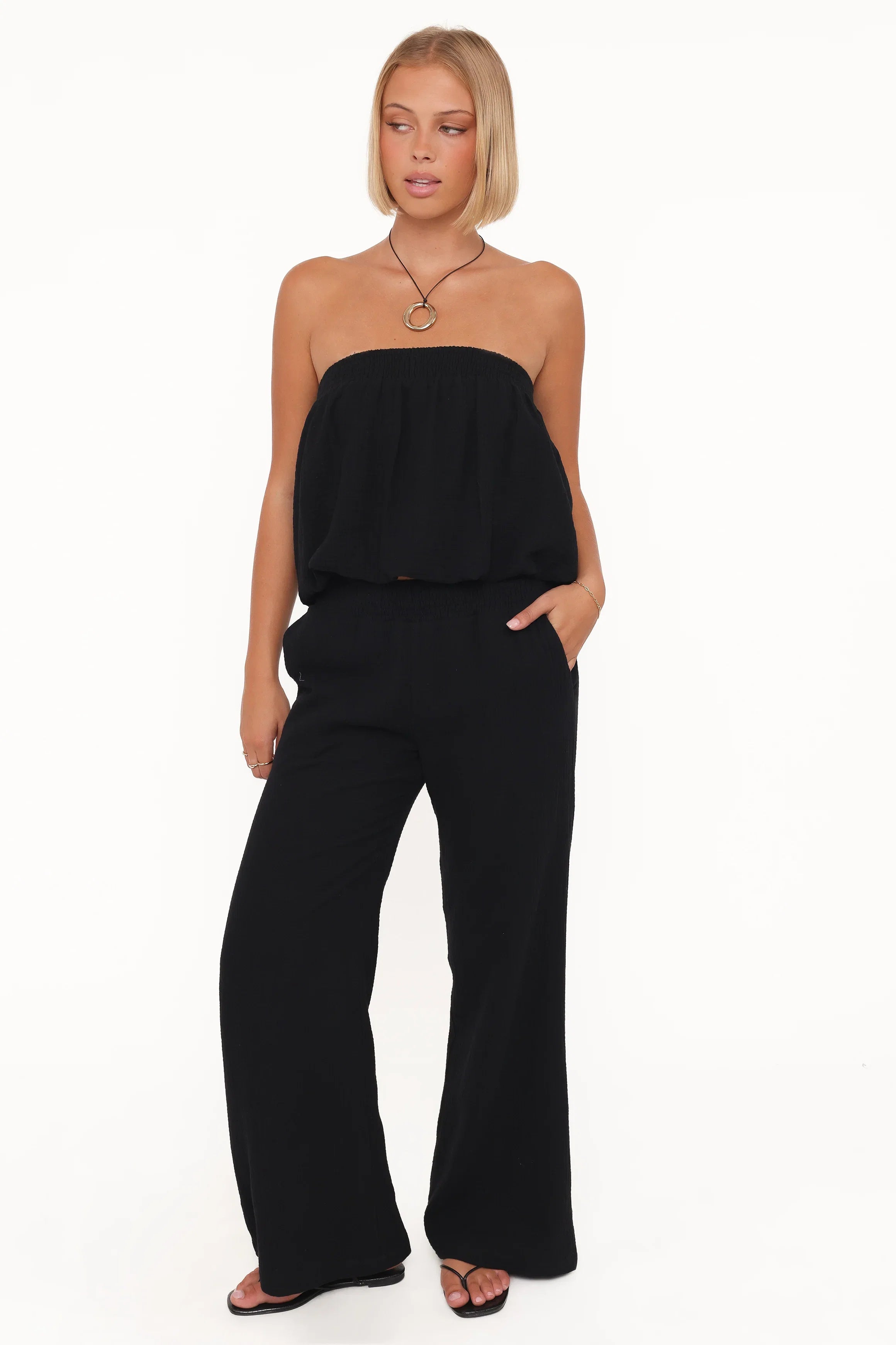 Olivia Pant Set Black