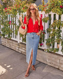 Bianka Denim Midi Skirt