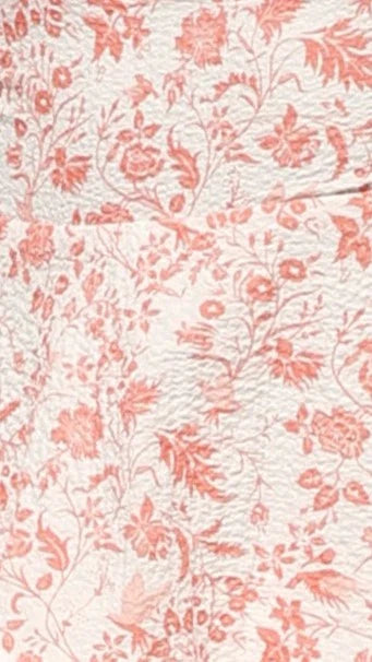 Page Maxi Dress Peach Floral