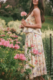 Saskia Maxi Skirt Lemon Floral