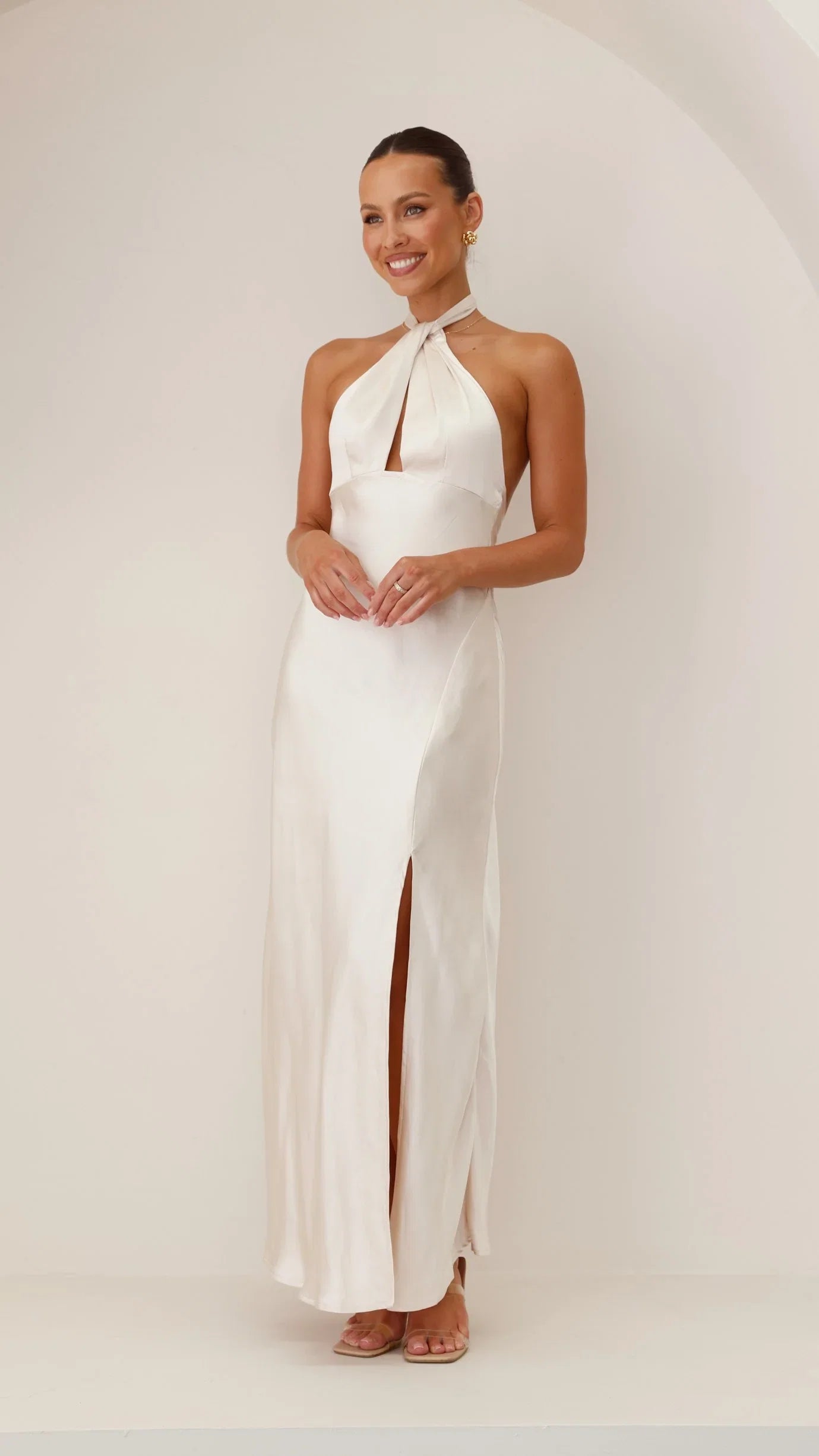 Amalia Maxi Dress Champagne