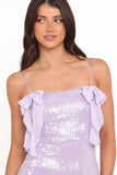 Katerina Mini Dress Lilac Sequin