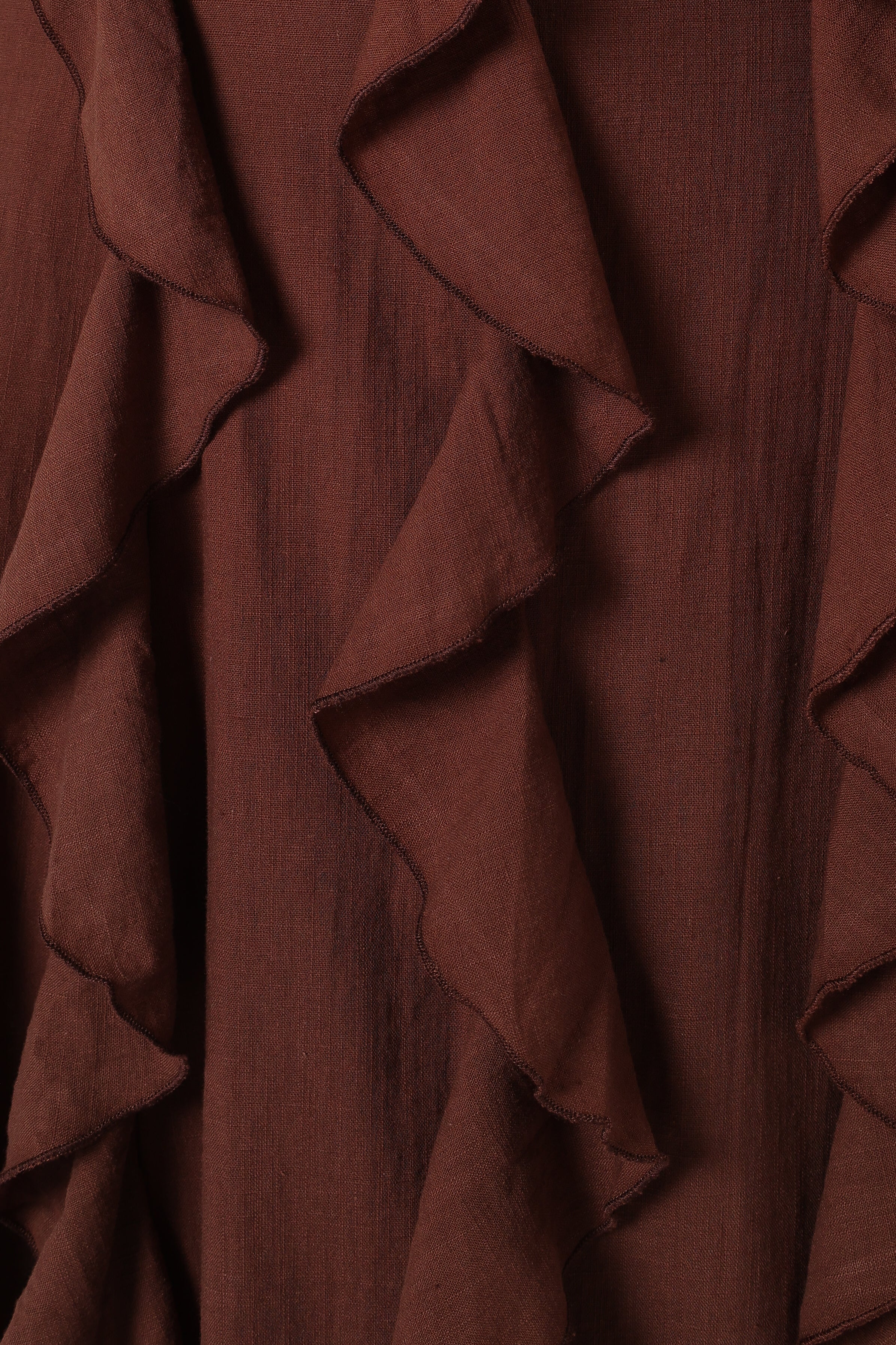 Maggy One Shoulder Dress Chocolate