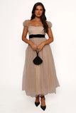 Bryn Midi Dress Nude
