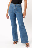 Nico Wide Leg Jean Dark Blue