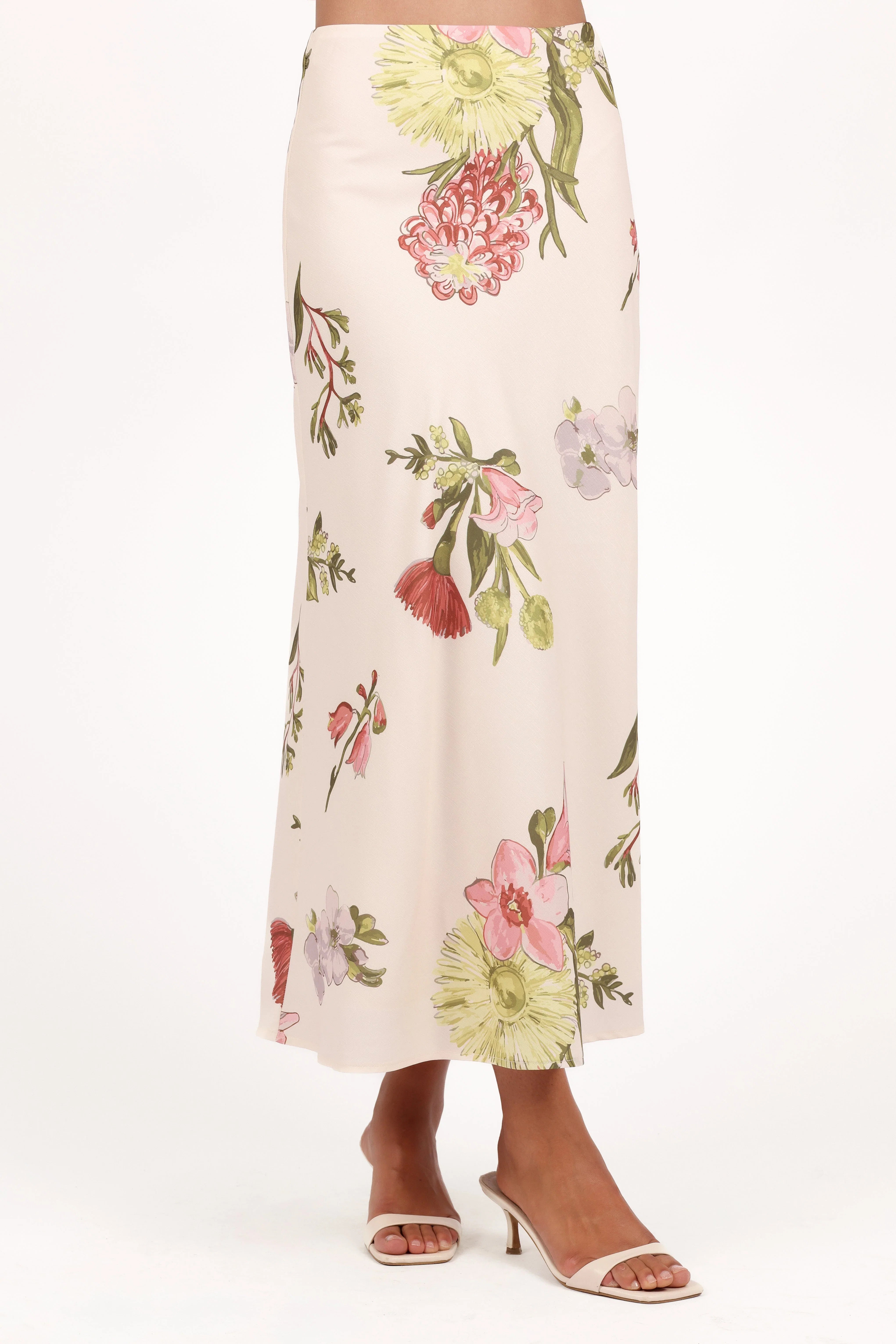 Evie Maxi Skirt Native Flora