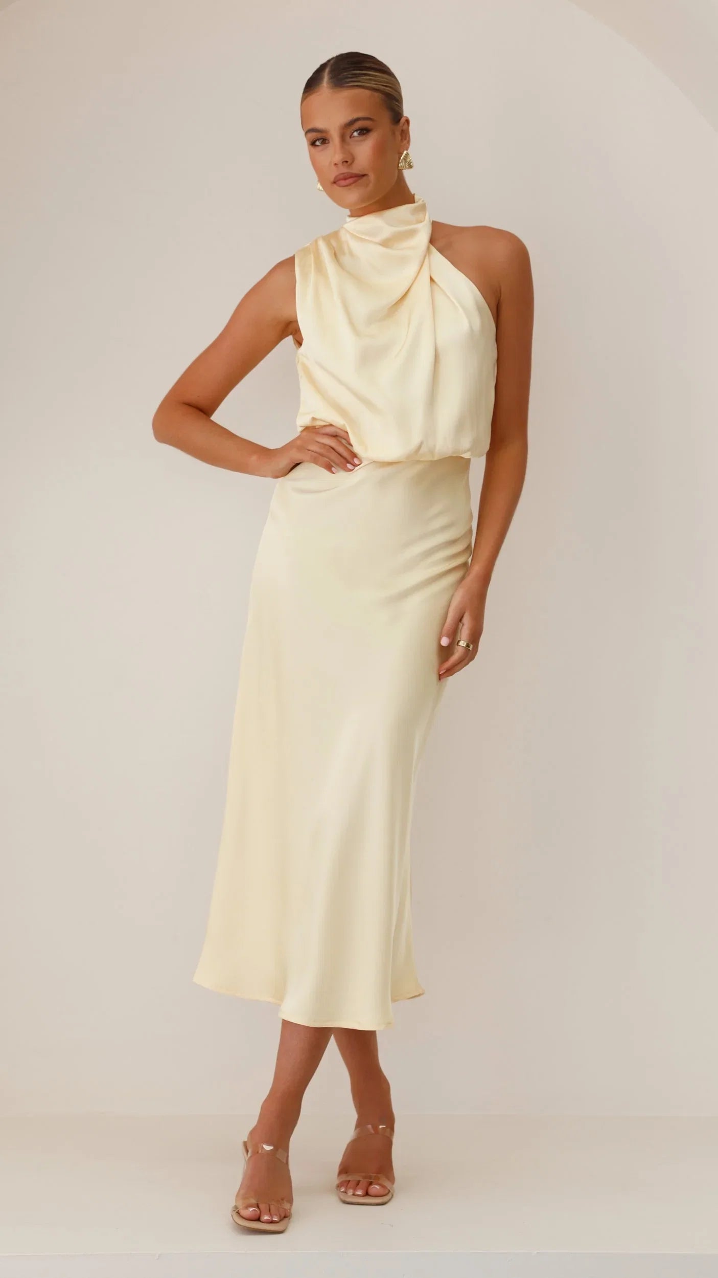 Esther Maxi Dress Lemon