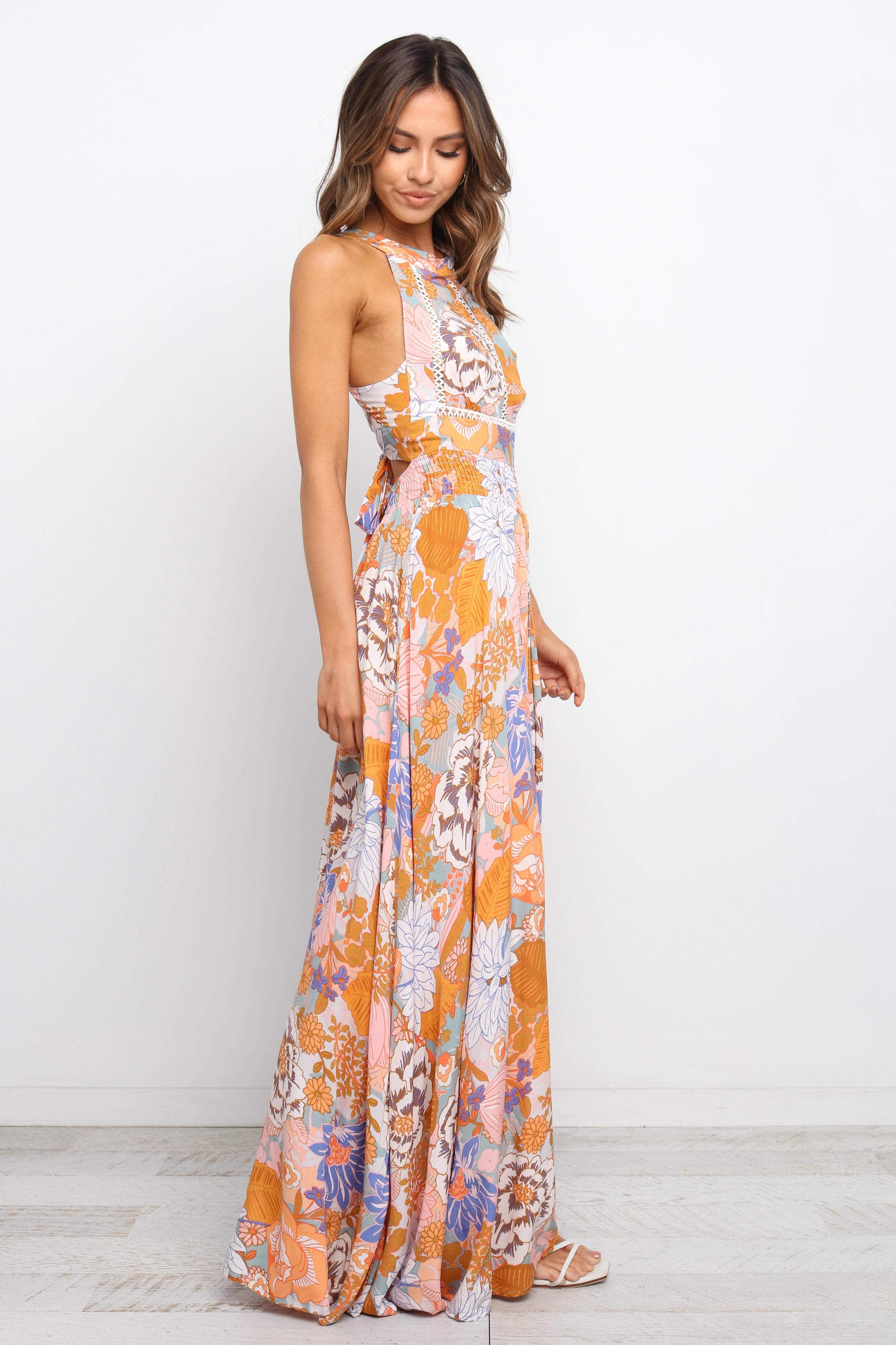 Newell Dress Orange