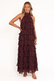 Zoella Maxi Dress Cherry Lace