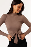 Paige Top Brown