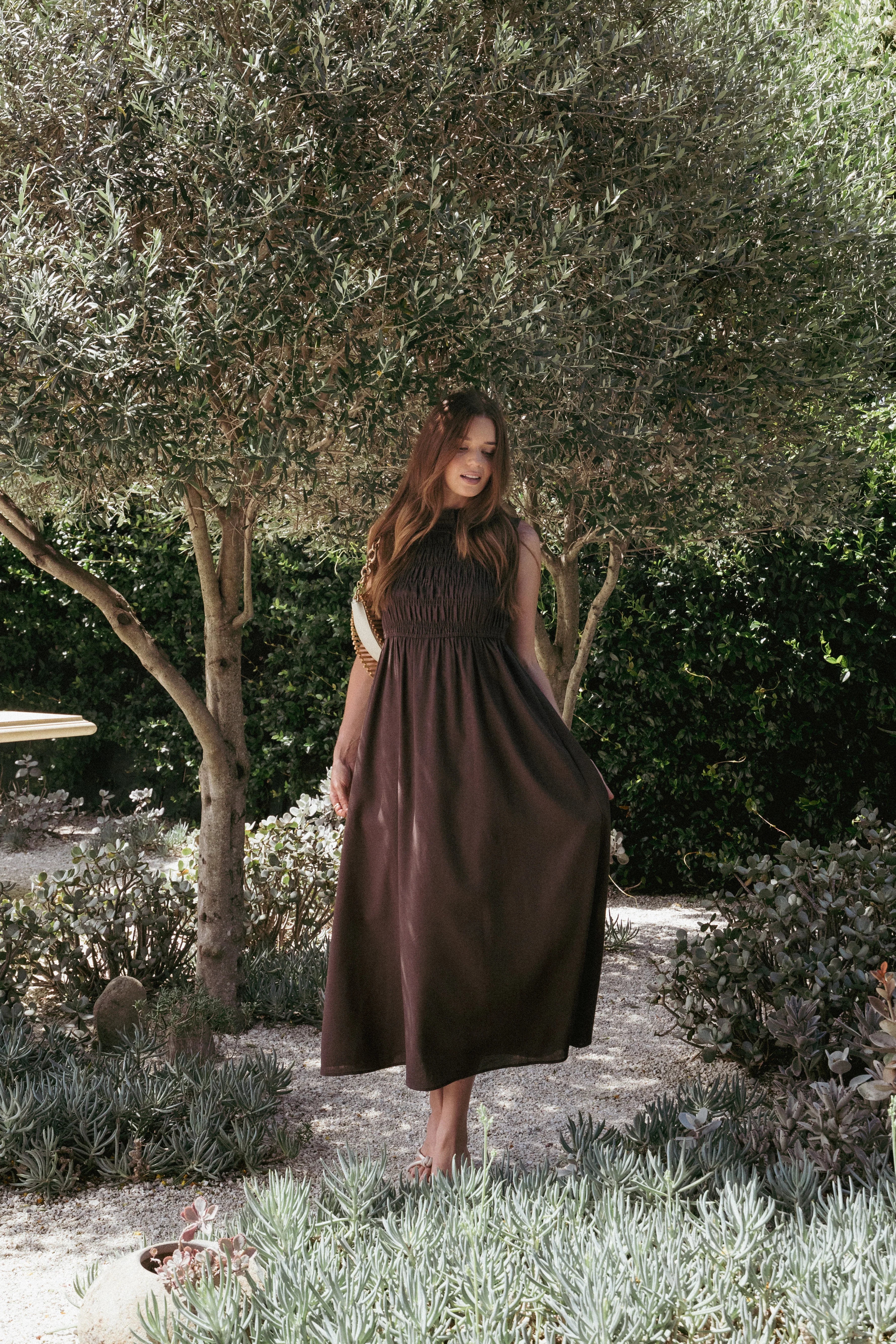 Lanna Maxi Dress Chocolate